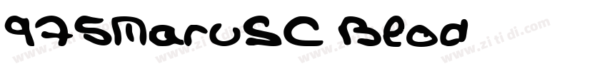 975MaruSC Blod字体转换